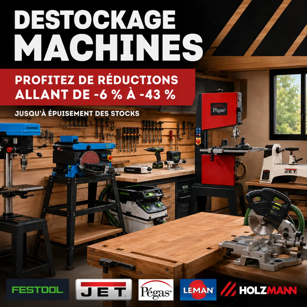 Déstockage machines